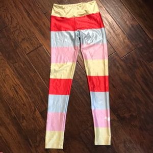 Goldsheep Candy Stripe Leggings, Size M